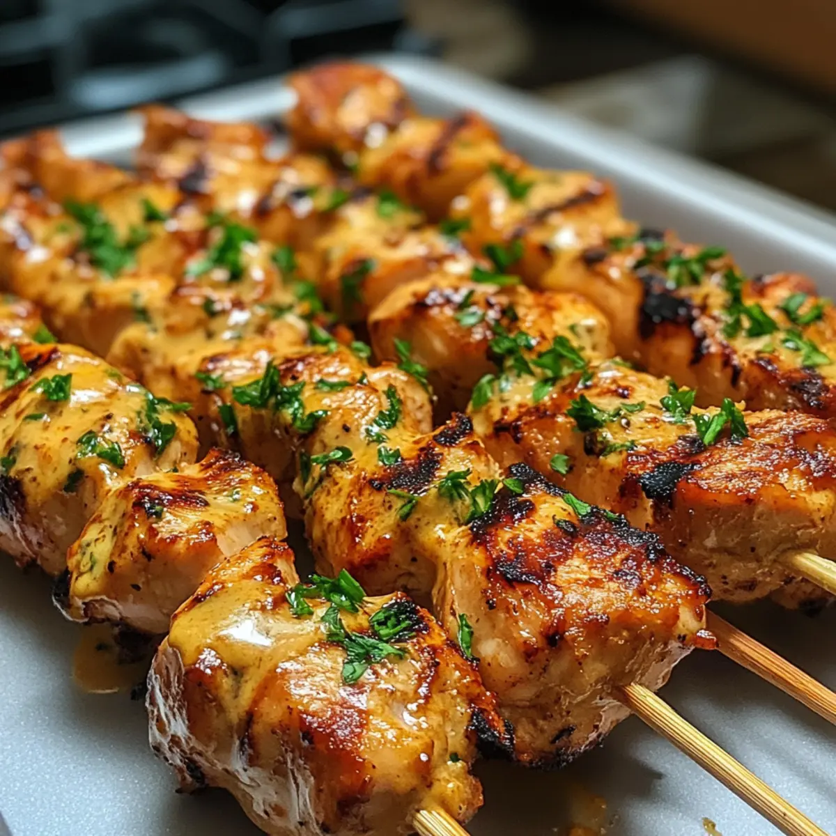 Saftige Hähnchenspieße für den Grillabend